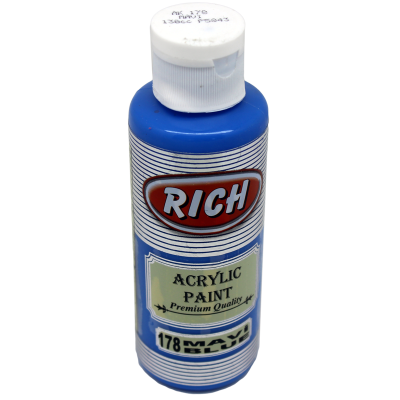 R-178 Ακρυλικό Χρώμα Blue 130ml Rich